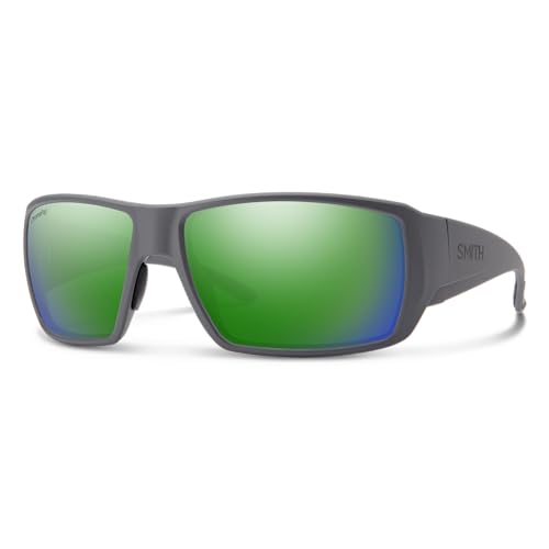 Image of SMITH Guide's Choice Fishing Sunglasses with ChromaPop Polarized Lenses & Large Frame - Performance Eyewear for Water Sports
