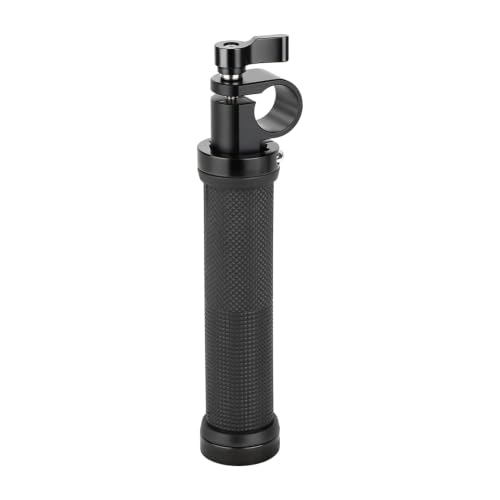 Image of CAMVATE Rubber Handgrip with 19mm Single Rod Clamp Adapter for DSLR Camera