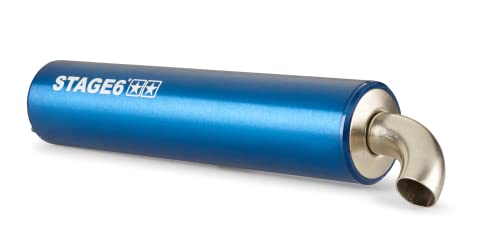 Rear Silencer Stage6 Pro Replica MK2 Blue