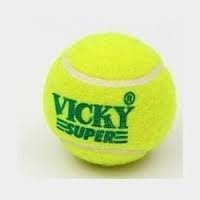 Hard & Heavy Cricket Tennis Balls by Vicky (Pack of 6)