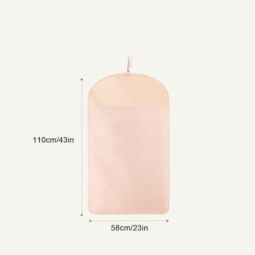 Garment Bags for Hanging Clothes with Enlarged Viewing Window, Compressible, 6in Thickened Sides, for Cotton Coats, Sweaters, Down Jackets(58x110cm/23x43in)2
