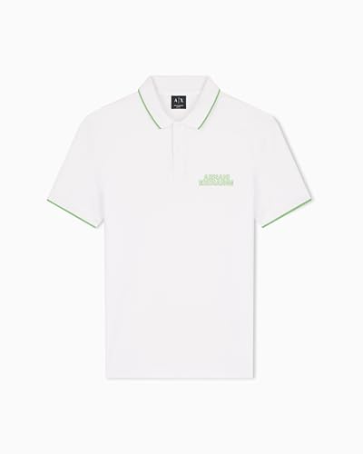 Polo para hombre Armani Exchange con logo elevado en 3D miniatura 6