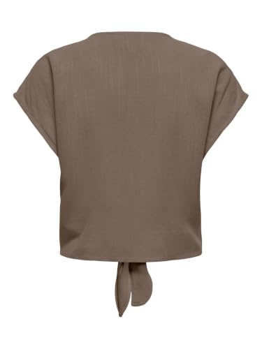 Onlsiesta Ss Knot Lin Bl Shirt PNT Noos – Ansicht 1