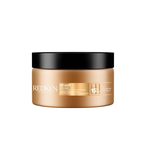 Redken All Soft All-In Mask with Argan Oil Deep Hydration & Frizz Control for Dry Hair