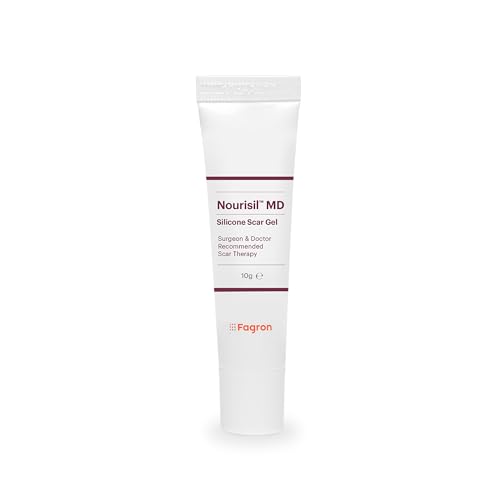 Nourisil MD - Silicone Gel for Scar Removal - Surgeon and Midwife Scar Therapy - Proven to Quickly Reduce The Appearance of Scars (10 gram Pack)