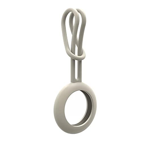 Funda De Soporte para AirTags Funda De Silicona Ultraligera para AirTags Localizador Bluetooth con Llavero Rastreador Portátil para Apple Airtag Case 2021 Cover