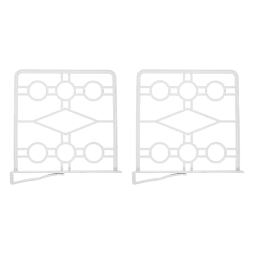 SUPVOX Separadores Ajustables para Armario 2 Piezas de Plástico de Color Claro, Divisor Multifuncional de Almacenamiento Doméstico para Organizador de Cajones y Estantes, Adecuado