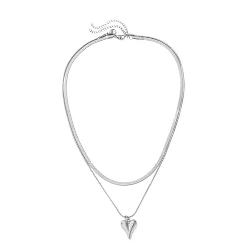 Collier pendentif cœur cubique pour sublimer vos bijoux de fête tendance