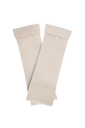 Turtle Doves 100% Recycled Cashmere Fingerless Gloves Chino