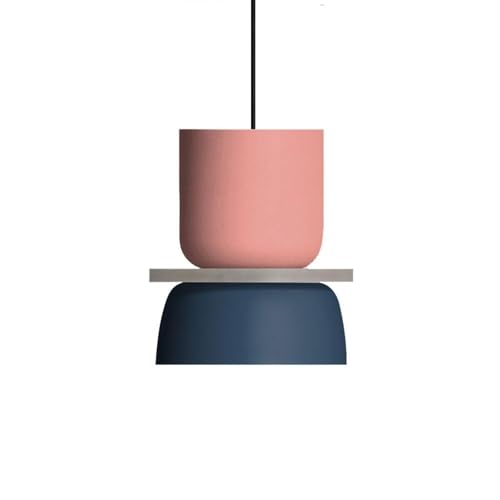 Plafonnier suspendu moderne E27 gris lustre chic de cuisine