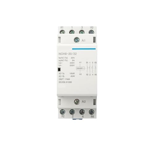 Contacteur triphasé NCH8 25A à haute isolation 500V pour charge lourde - 4