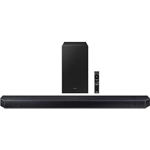 SAMSUNG HW-Q60CC 3.1.2 ch Soundbar with Dolby Audio, Q-Symphony, Adaptive Sound Lite, HDMI eARC, Game Mode, Bluetooth, Tap Sound, Wireless Surround Sound Compatible.