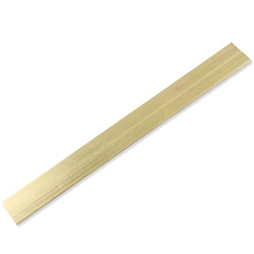 SuMemo Sección de Placa de Latón, Placa de Latón H62, Barra Cuadrada de Latón, Barra Plana de Latón, Longitud 200 Mm, Gruesa de 15 Mm de Ancho 15 Mm/Espesor 20 Mm de Ancho 20 Mm
