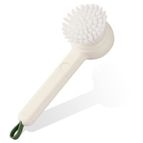 SetSail Vegetable Brush,2-in-1 Brush Fruit and Vegetable Scrubber with Peeler Long Handle Kitchen Cleaning Brush for Apple, Carrot, Potato, Veggie
