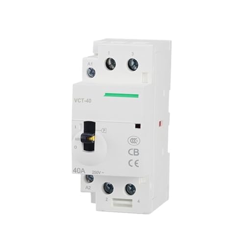 Contacteur domestique manuel 40 ampères 2NO avec commande frontale BCH8-40 - 2