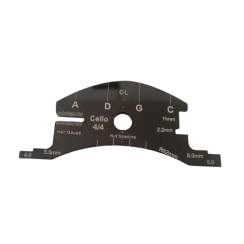 Garende 4/4 Cello Bridge Repair Template Replacement Making Precision Reference Tool