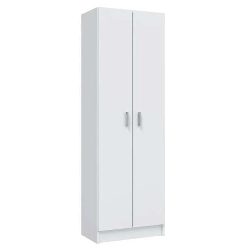HOGAR24 ES Armario de 2 Puertas, Medidas: 180x58,5x37 cm, Color Blanco