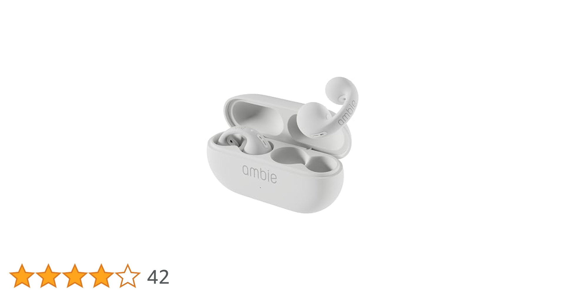 ambie ワイヤレスイヤホン ホワイト　超美品です ambie(アンビー) ワイヤレスイヤホン sound earcuffs(サウンド