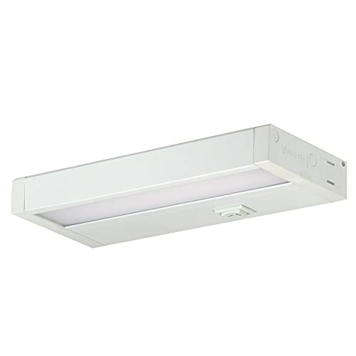 Nora NUDTW-8808/345/WH Series LEDUR Tunable White 120V Edge-Lit Under Cabinet, 3000/4000/5000K (White, 8