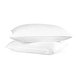puredown® Down Feather Pillows King Size Set of 2, Hotel Collection Bed Pillows for Sleeping, Suitab