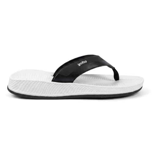 YOHO Cushion Nova Slippers for Men Black Classic Black - Image 4