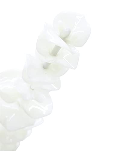 EUROPALMS Kristalleukalyptus, Kunstpflanze, weiß, 81cm 12x | Edle, vielseitige Ganzjahresdeko