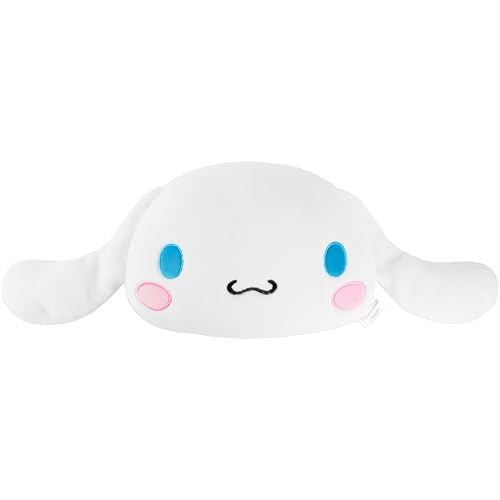 Image of Hello Kitty Sanrio Plush Cushion Pillow, Plush Throw Pillow Fluffy Cushion Kawaii Decor Cinnamoroll Kuromi, Gifts for Teens, Women (White Cinnamoroll, L15.7 x W15.4)