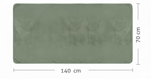 Image of Dribble Coral Fleece Weft Knitting 400gsm Bath Towel 70 x140cm | Ultra Soft, Quick Dry, Highly Absorbent | Lightweight & Skin-Friendly Towel for Bathroom, Gym & Travel, (Brown /Blue /Green, Pack of 3)