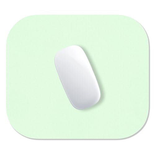 Tapis de souris carré vert Hsurbtra 20x23cm imperméable pour ordinateur