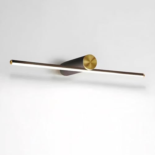 Lámpara de tocador LED, lámpara lineal para baño, luz para cuadros, espejo, lámpara para gabinete, aplique de pared de tira larga, iluminación minimalista para espejo de tocador, para tocador, dormit