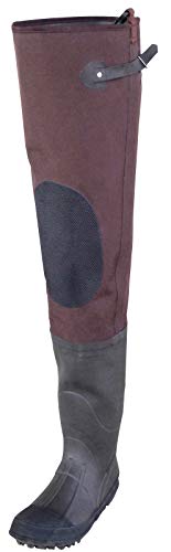 Caddis Wading Systems Fishing Hip Boots, Brown/ BLACK50, 13
