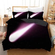Housse de couette 220x240 anti-plis en microfibre noire pour un lit toujours impeccable sans repasser