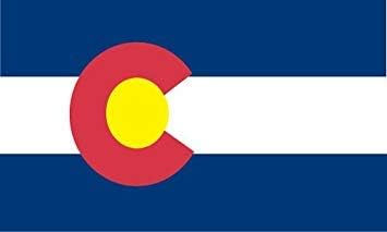 Valley Forge Colorado Flag 4 x 6 Feet Nylon - Outdoor