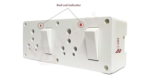 Image of ConaSmyle Super Gold 2+2 16Amp Switch Socket Combined Box with LED Indicator