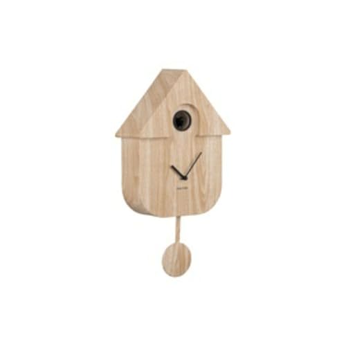 Karlsson Horloge Murale Moderne Cuckoo Bois Clair
