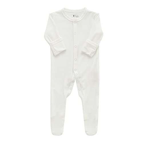 Image of KYTE BABY Soft Organic Bamboo Rayon Footies, Snap Closure, 0-24 Months, Solid Colors