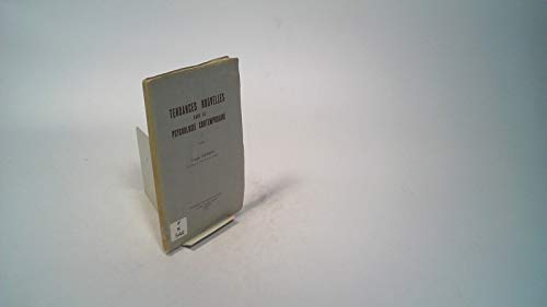 Tendances nouvelles dans la psychologie contemporaine.