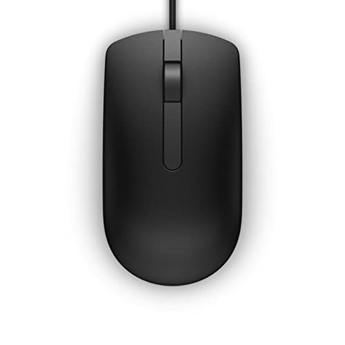Ratón óptico DELL MS116 USB tipo A negro con cable W125718746