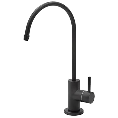 Express Water Modern Water Filter Faucet – Matte Black Faucet – 100% Lead-Free Drinking Water Faucet – Compatible with Reverse Osmosis Water Filtration Systems