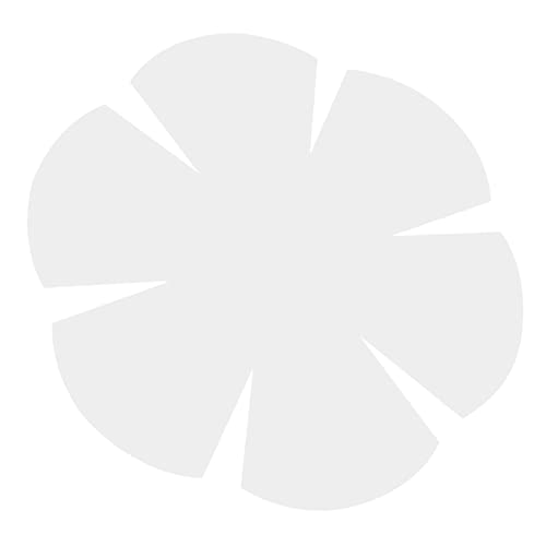 HEALEEP Bowl Pad Cutting Ruler Flower Pattern Quilt Ruler for Microwave Bowl Sewing Template