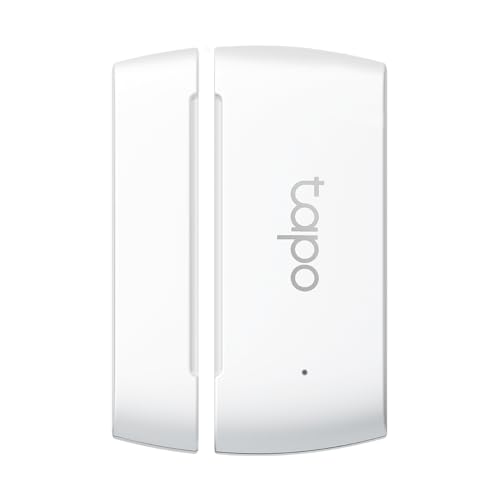Tapo T110 Smart Kontakt Sensor für Fenster-/Türsicherung, Batterielebensdauer von mehr als 1 Jahr, Sofortige App-Benachrichtigung, Muss mit Tapo Hub verwendet Werden