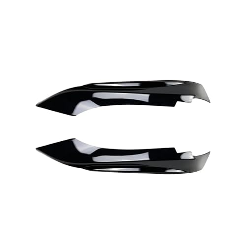 フロントバンパーリップスポイラースプリッターディフューザーカバーガードボディキット F32 F33 F36 4 シリーズ 420i 425i 430i 440i M440i 2014-2020 用(Gloss Black B)