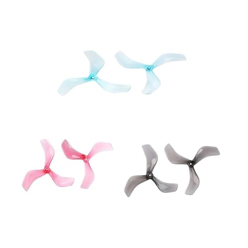 Hélices tripales 2216-3 pour drones de course O3 et O4, pack de 8 paires en gris