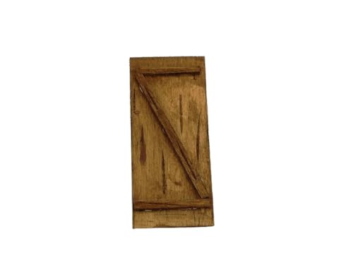 Porta in legno per presepe - Accessori per presepe (statue da 5-7 cm)