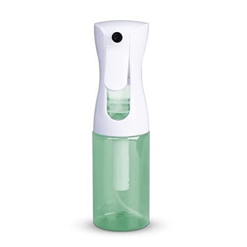 Continuous Water Mister Spray Bottle for Hair - Continuous Spray Nano Fine Mist Sprayer - Empty Spray Bottle - Reusable Beauty Spray Bottle - Cleaning, Hairstyling & Plants - 5oz/150ml (Green)