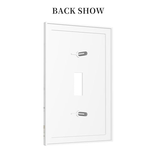 Decorative Light Switch Plate Covers Modern Grey Gold Marble Texure 1 Gang Light Switch Cover Plate Single Toggle Wall Plate Outlet Covers Wall Plate Faceplate for Kitchen Home Decor