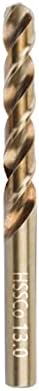 Gunpla Cobalt Drill Bits 13mm, M35 HSS Metric Straight Shank Jobber Drill Bit Set for Hardened Stainless Steel, Metal, Aluminium, Tile, Wood, Plastic and Cast Iron