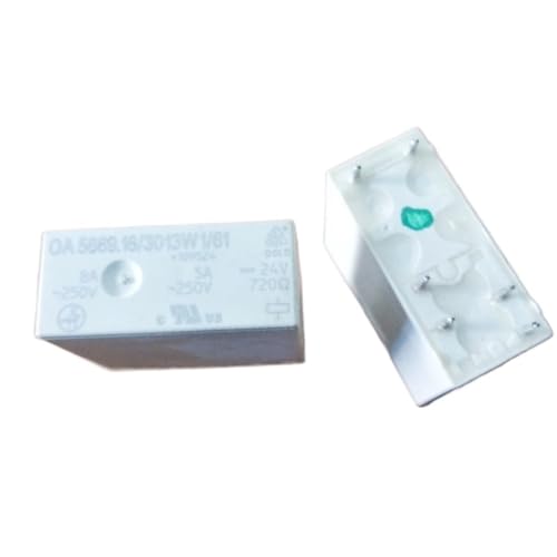 Relé electromecánico OA569.16 de 6 pies y 24V 8A para placas de circuito impreso