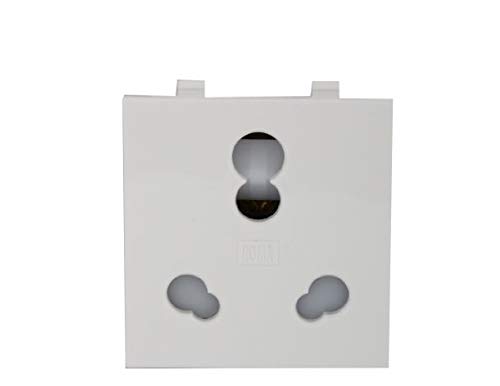 Great White Poly-Carbonate Twin Socket, 10 & 20 A X 240V, 20242-WH ...
