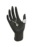 Espositore a forma di palma a coppa a mano Colore a scelta - Design nero o bianco - Palmo a coppa per tenere in mano collane, anelli e ciondoli con l'intento di mostrare la tua collezione di gioielli sia in negozio che a casa.